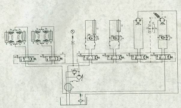 Qz-5-13型汽車起重機液壓系統(tǒng)