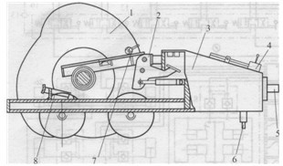 YCT型沖擊式壓路機(jī)結(jié)構(gòu)示意圖