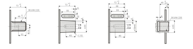 AKS2擺缸馬達 軸伸形式 鍵參數(shù)