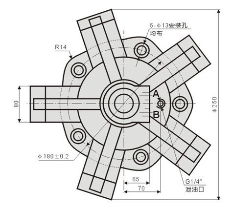 YLM2外五星液壓馬達(dá)
