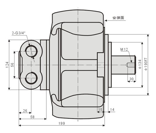 YLM3外五星液壓馬達