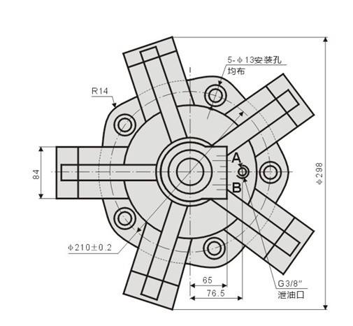 YLM3外五星液壓馬達