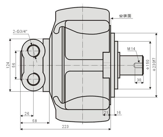 YLM6外五星液壓馬達(dá)